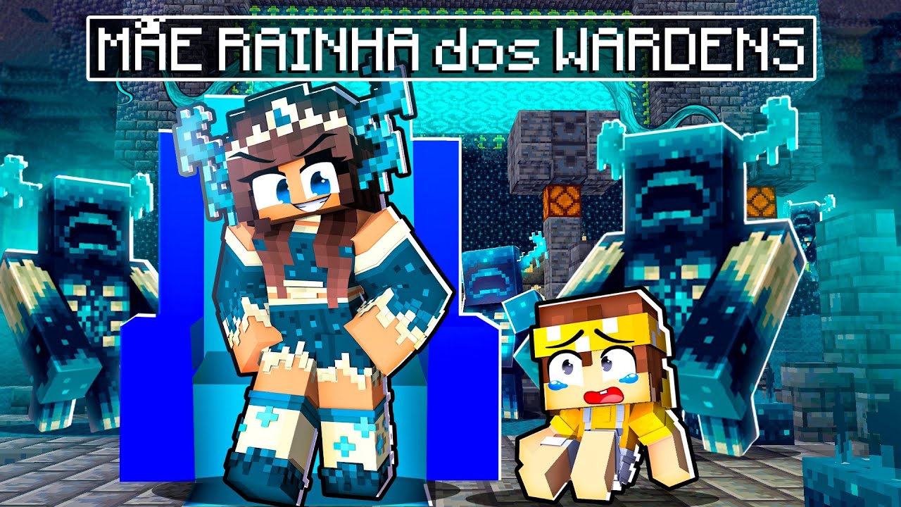 ALEX MONTE tem uma MÃE RAINHA dos WARDENS no Minecraft