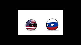 Почему Россия проиграла холодную войну? #countryballs #shorts