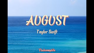 Download Lagu August- Taylor swift (Audio) | Thalassophile MP3 Download Lagu August- Taylor swift (Audio) | Thalassophile MP3