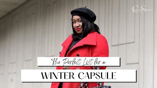 WINTER ESSENTIALS | The only capsule wardrobe list you’ll ever need (stylist secrets)