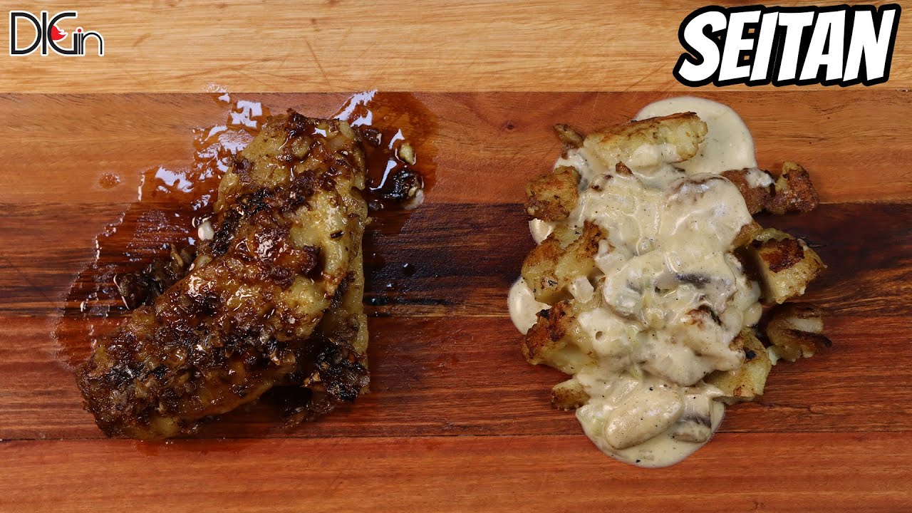 Seitan Recipe | Making ANY Meat from a Ball of DOUGH | نحوه تهیه سیتن (گوشت گیاهی)