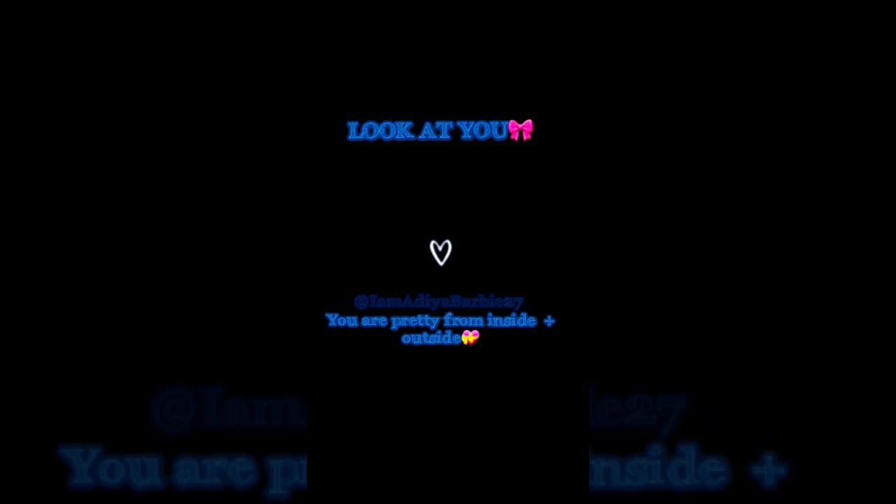 You Are Pretty 💙🎀 