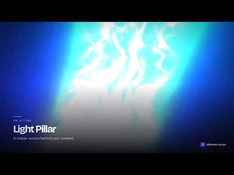Light Pillar Background for WordPress ✨ | Ultimate Cursor Plugin