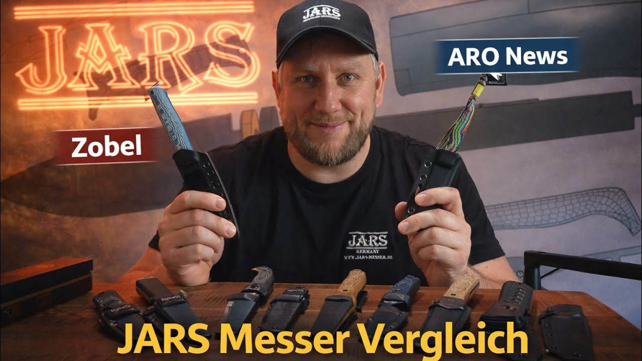 Zobel vs. Speisenprinz, Wiesel, Berus & Kiti | JARS Messer Vergleich + ARO & Solingen Neuheiten