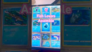 Look at these Fishies🐟🐠 #pokemon #fish #collection #cards #girlgamer #shorts #pokemontcg #icecream