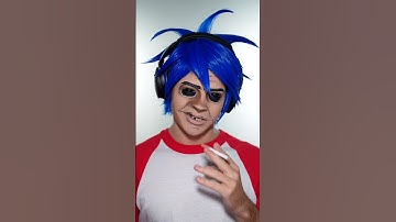2D Gorillaz makeup/cosplay