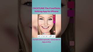 FACETUNE The Free Photo Editing App for iPhone screenshot 2