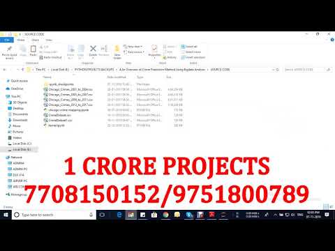 An Overview Of Crime Prediction Method Using Bigdata Analysis - 1Crore Projects