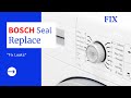 Bosch Washing Machine Leaking Water from Underneath : You Can Fix This