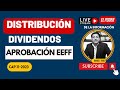 distribución de dividendos 2022: distribucion de utilidades 2022: aprobacion de estados financieros