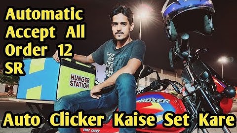 jahez auto clicker setting || saudi arabia food delivery job