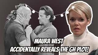 Maura West accidentally revealed the plot of GH in an interview. General Hospital Spoilers 9/2023