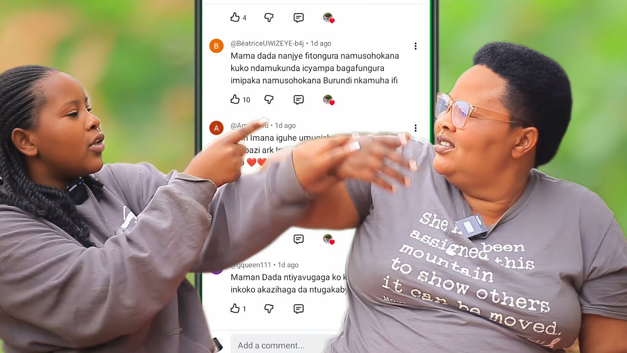 DADA yarakaye yihaniza ABANTU bari gusebya MAMA we ku mbugankoranyambaga,MAMA DADA arabasengeye 🙏