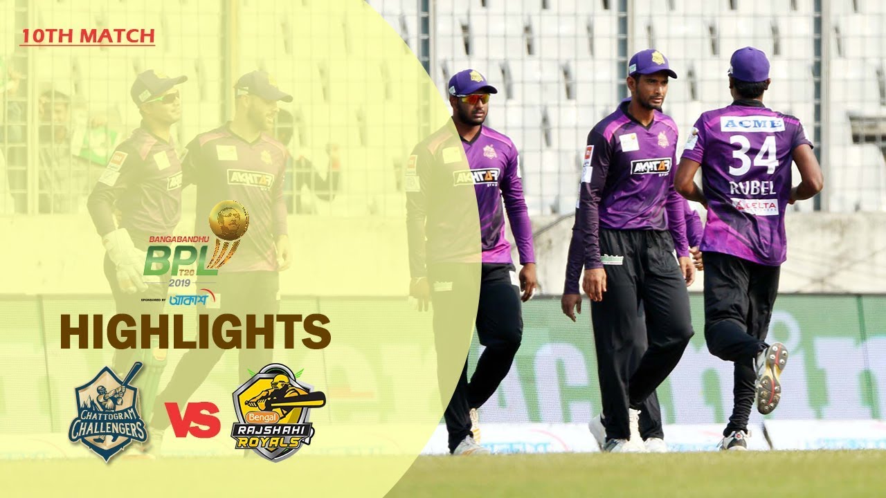 Chattogram Challengers vs Sylhet Thunder Highlights | 10th Match | Season 7 |Bangabandhu BPL 2019-20
