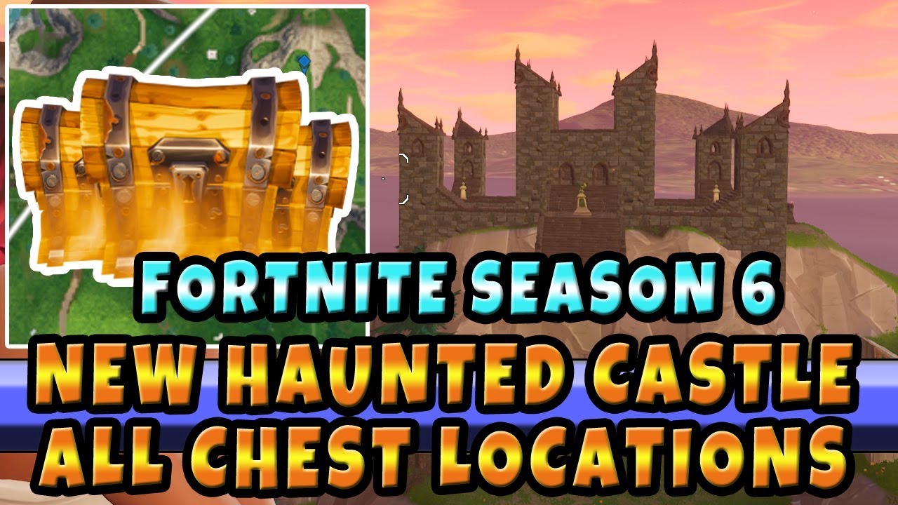 New Castle In Haunted Hills All Chest Locations Fortnite Season 6 New