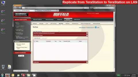 Replication between two Buffalo TeraStation NAS Devices over the LAN Part 1