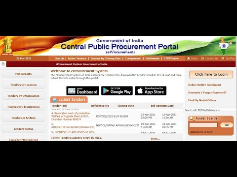 How to register DSC on central eprocurement or state eprocurement website