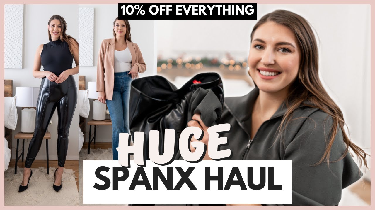 HUGE Spanx Try On Haul + Discount YouTube