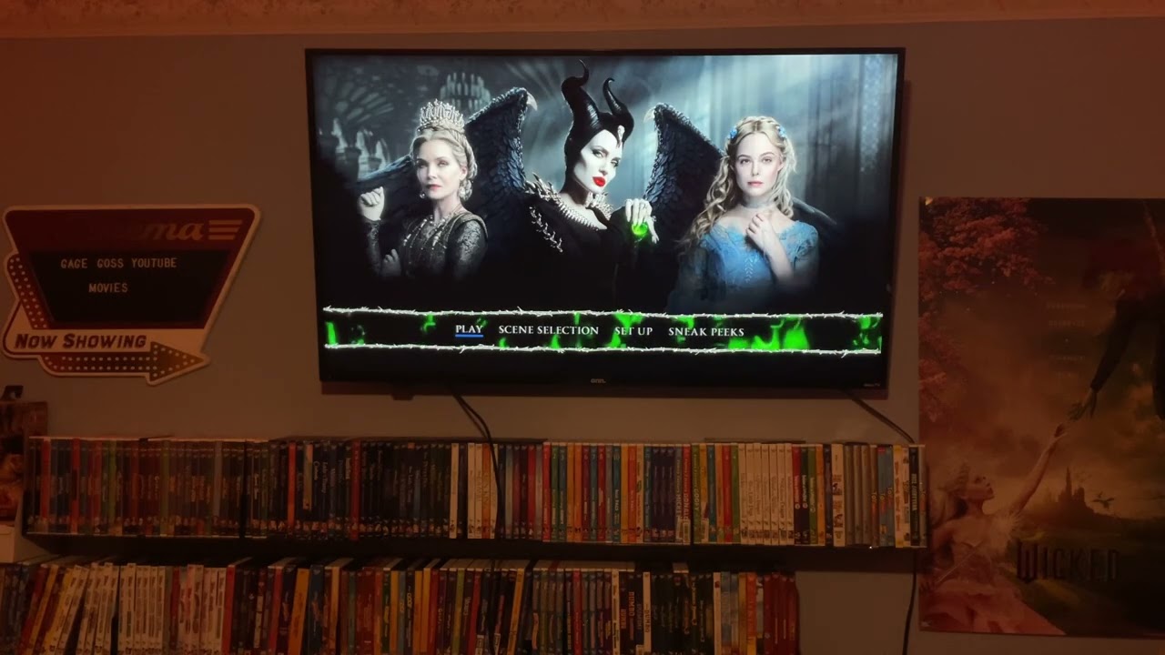 Menu walkthrough of Maleficent Mistress Of Evil 2020 dvd
