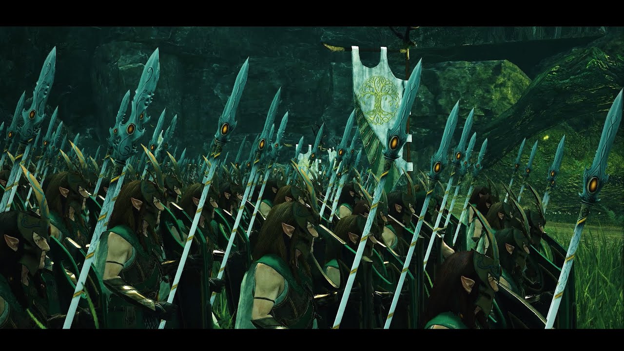The Forbidden Forest｜Wood Elves vs Vampire Counts｜Totalwar Warhammer2 Cinematic Battle