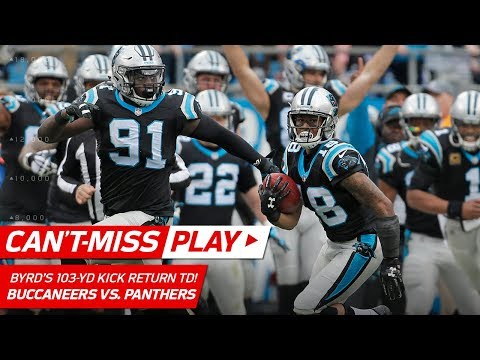 Damiere Byrd's 103-Yd Kick Return TD, a Franchise Record! | Can't-Miss Play | NFL Wk 16 Highlights