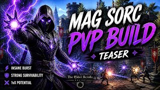 Mag Sorc PvP Build Teaser ⚡ INSANE Burst & 1vX Potential | ESO