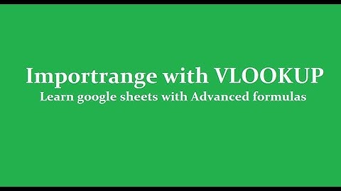 How to use Importrange with Vlookup in google sheets