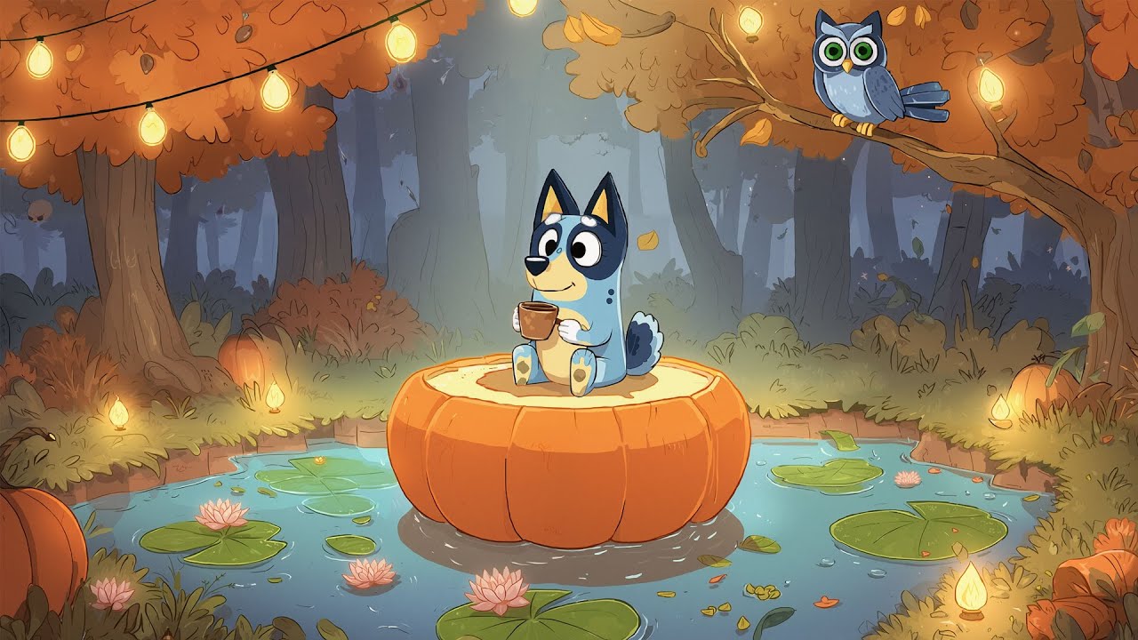 Bluey’s Cozy Autumn Evening by the Lakeside🍂| Gentle Lofi Melodies for ...