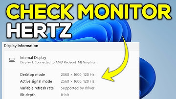 Ho to Check Hertz of Monitor on Windows 11 - Easy Guide
