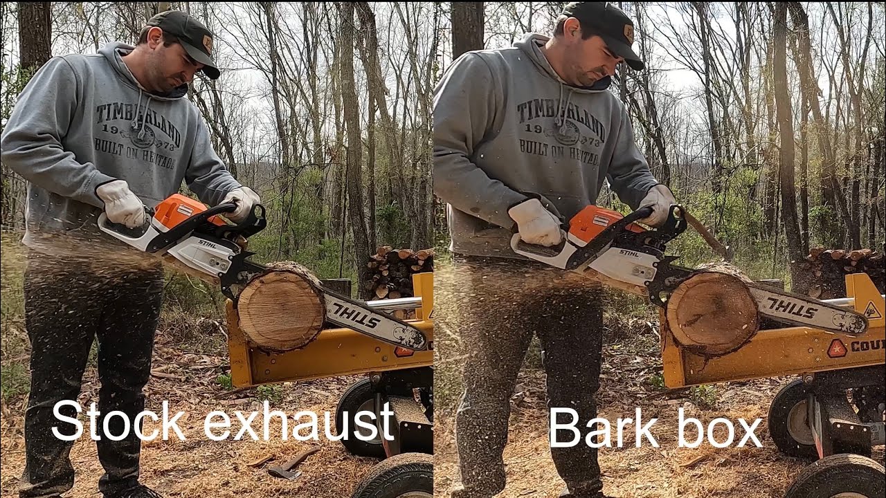 Does the Bark Box really do anything | Stihl ms362c - YouTube