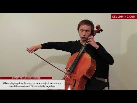 How Just and Duport intonation work on the cello