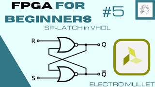 5.FPGA FOR BEGINNERS- SR Latch in VHDL on the Basys3 Board