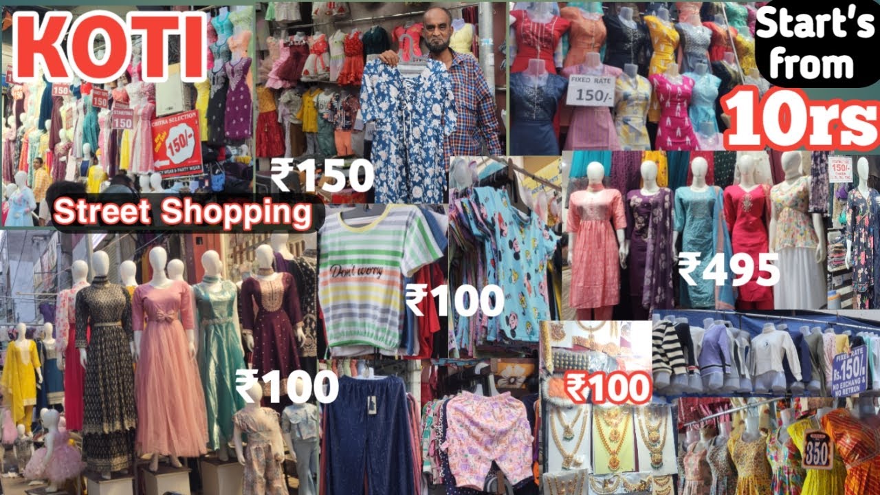 Koti street shopping latest collection starting from 10rs/koti street shopping hyderabad #koti