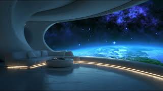Orbital Lounge: Earth Horizon | Deep Space Ambient for Focus & Sleep (2 Hours) 4K screenshot 1