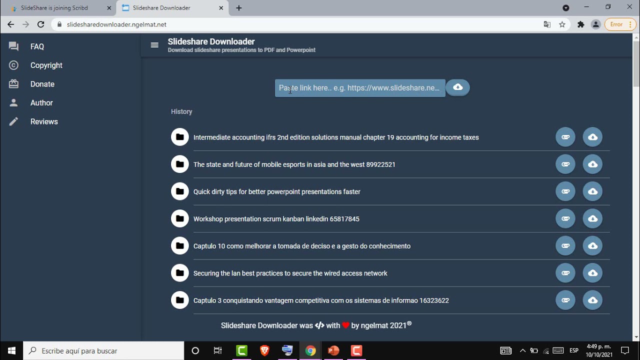 Como Descargar De SlideShare Sin Registro YouTube