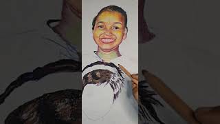 pastel pencil # drawing# portrait# art work #sketch  #artwork #drawing #pencilart #coloredsketch