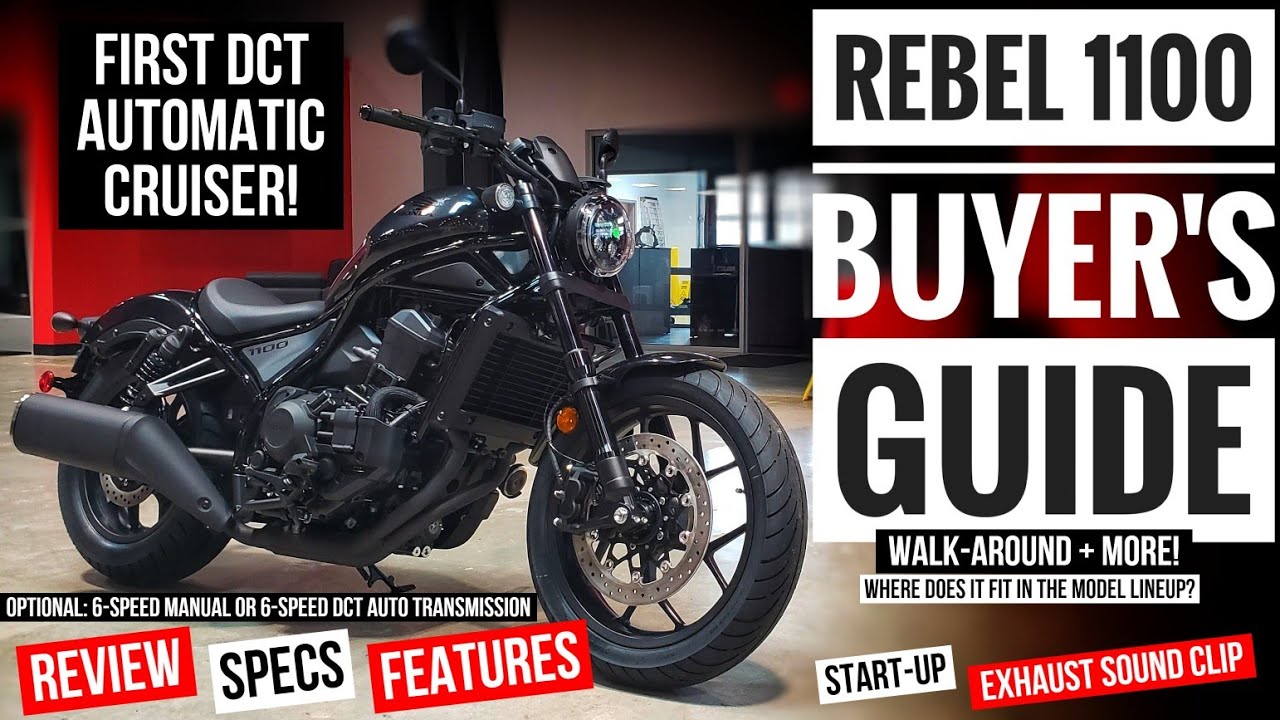 New Honda Rebel 1100 Review Specs Features Exhaust Optional Dct Automatic Cruiser Motorcycle Youtube