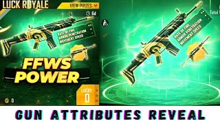 FREEFIRE NEW FFWS MP40 SKIN ATTRIBUTES ⚡️ONLY 0.01% KNOW ABOUT THIS😟