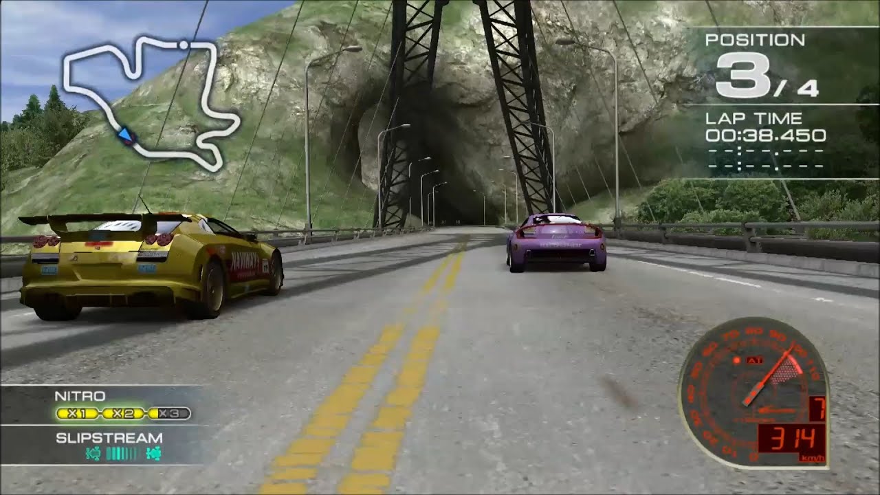 Ridge Racer 7 Extreme Battle Cows 24 with Raggio [Driver's view] - YouTube