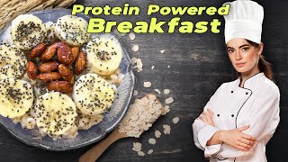 💛 How to make Diet breakfast at home😍 Barley Porridge 😍 Vegan Protein Powered Breakfast Bowl