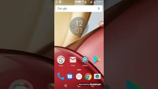 How to get Moto g5 plus launcher and clock widget on any Moto device. screenshot 5