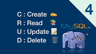 4. CRUD in php | Connecting php to MySQL