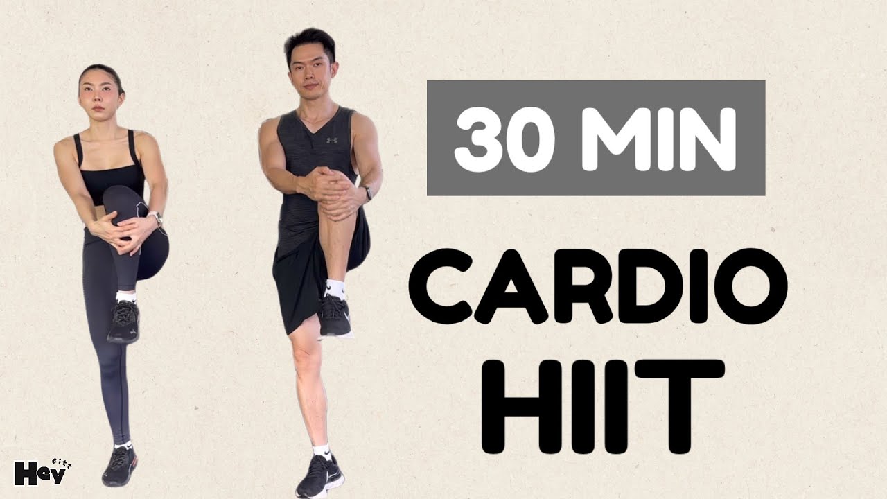 30 Minute Cardio HIIT Workout | ออกกำลังกาย 30 นาที HIIT เบิร์นไขมัน ไม่มีอุปกรณ์ เหมาะมือใหม่