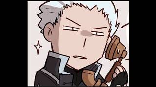Vergil's First Day At Devil May Cry | Devil May Cry Comic dub |