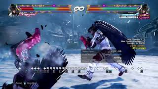 Devil Jin EWGF or Sidestep+2 to f,f+4 Simple Very Damaging Staple Combos v5 Tekken 7 20230427192712