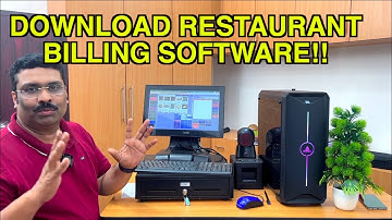 Download Restaurant Billing software and Install RAINTECH POS BILLING SOFTWARE