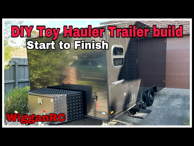 Diy Homemade Toy Hauler Trailer Build