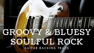 Groovy & Bluesy Soulful Rock Guitar Backing Track in D Minor chords