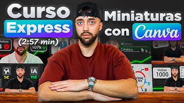 Como Hacer Miniaturas Gratis para YouTube con Canva (Curso Express)