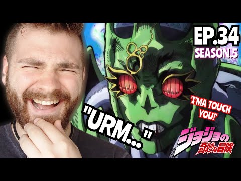 IT IS TIME TO MOON EVERYONE!! | JOJO'S BIZARRE ADVENTURE *PART 6* EPISODE 34 | (S5 EP:34) REACTION!